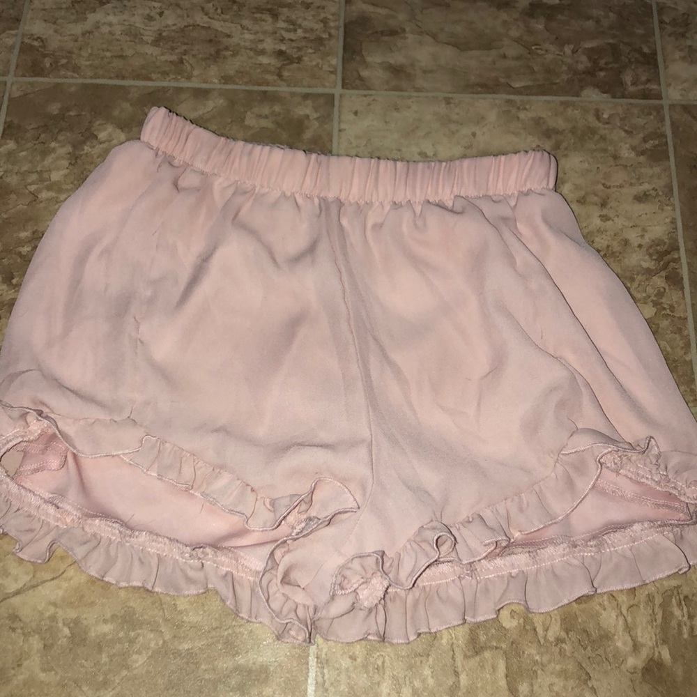Pink soft shorts
